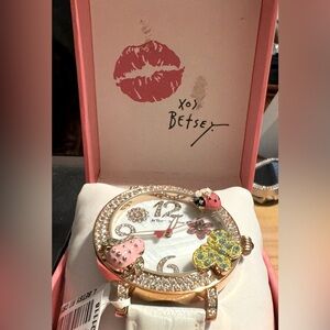 Betsy Johnson crystal watch